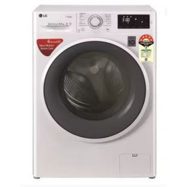 LG 6.5 kg 5 Star Fully Automatic Front Load with In-built Heater White  (FHT1265ZNW)