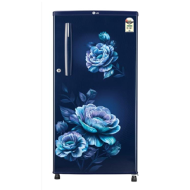 LG 180 L Refrigerator Direct Cool Single Door 1 Star Blue Color with Royal Rose (GLD1816WORR )