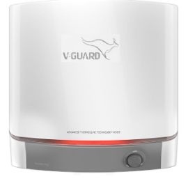 V-Guard Luxecube Avo Geyser 15 Ltr Water Heater | Up to 38% More Hot Water with Advanced Thermocline Technology | BEE 5 Star Rating 