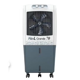 Havells Kool Grande 70 Litres Desert Air Cooler with Three Side Honey Comb Pads, Ice Chamber, Powerful Air Delivery (Grey and White)
