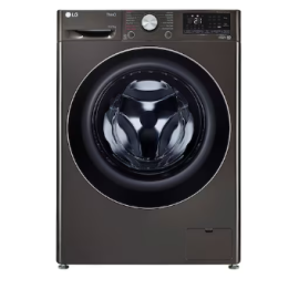 LG 12/7Kg Front Load Washer Dryer, AI Direct Drive™, Platinum Black