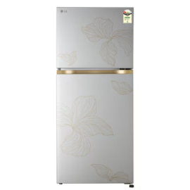 LG 225L Double Door Refrigerator with Smart Mode, Auto Smart Connect, GLT2216WYRI Smart Inverter Compressor, Multi Air Flow, Radiant Inox, 1 Star
