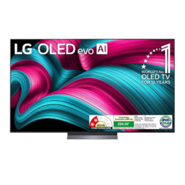 LG 55 Inch TV 139cm OLED evo, α9 AI Processor 4K Gen8, VRR 144Hz Refresh Rate, Dolby Vision & Atmos OLED55C56LA