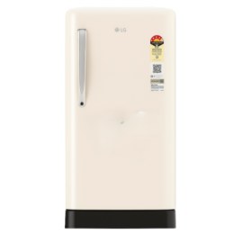 LG 201 L 3 Star Inverter Direct-Cool Single Door Refrigerator Appliance | Natural Beige, Base stand with drawer