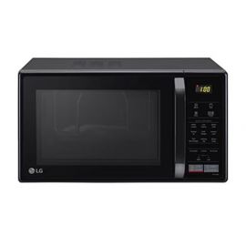 LG 21 L Convection Microwave Oven with Glass Door, 151 Auto Cook Menu, Quartz Heater, Health Plus Menu, Glossy Black