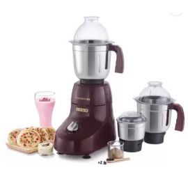 Usha Microsmart Pro  750-Watt Mixer Grinder with 3 Jars (Wine)