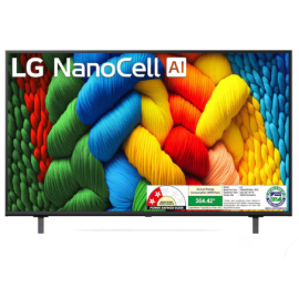 LG 189 cm (75) NanoCell TV (NANO), α7 Gen8 AI Processor 4K, 60Hz Native Refresh Rate, 75NANO83A6A