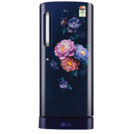 LG 200 L 3 Star Single Door Refrigerator, Direct Cool GLD2156ZHBA Smart Inverter Compressor and Energy Saving