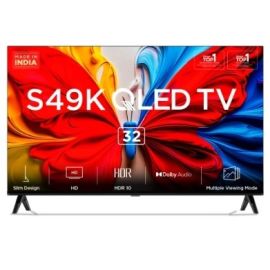 TCL 32 Inch TV 81.28 cm HD QLED Google TV Model 32S49K