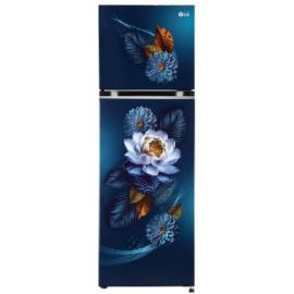 LG 242 L 2 Star Frost Free Inverter Double Door Refrigerator(GL-S292SBWY, Shiny Steel, Convertible)