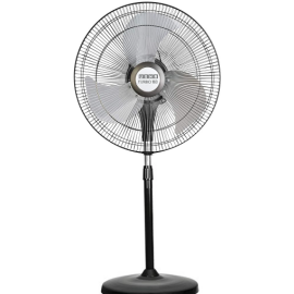 Usha Turbo 180, 450mm Pedestal Fan its Beat the heat Metal Black, High Velocity Fan, Adjustable Height