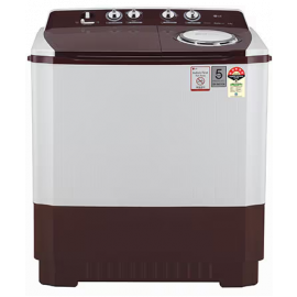 10.5 kg 5 Star Rating Semi Automatic Top Load Maroon, White  P105ASRAZ