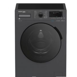 Voltas Beko 7.0kg 5 Star, Inverter, Front Load Washing Machine (WFL7012VTMP, Anthracite), Steam Wash,Stain Expert