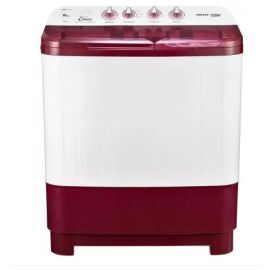Voltas Beko 8 kg Semi-Automatic Top Loading Washing Machine (WTT80DBRT, Burgundy)