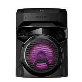LG XL2S Powerful Sound, For Karaoke - 2MIC, Echo, Aux, Bluetooth, For Playback - USB, FM, Bass Blast+ EQ(LG XL2S, Black)